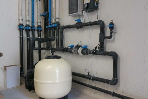 Création d’une filtration piscine au sel sur le Cap D’Antibes 06